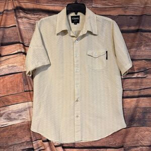 Billabong Men's M All Day Short Sleeve Button Down Shirt – Casual Surf Skate Top